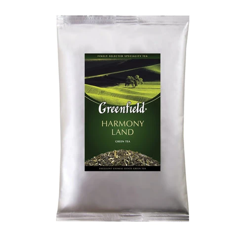 Чай GREENFIELD (Гринфилд) "Harmony Land", зеленый, листовой, 250 г,