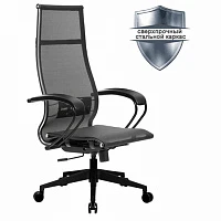 Кресло для руководителя easy chair 572 tr черное рециклированная кожа металл