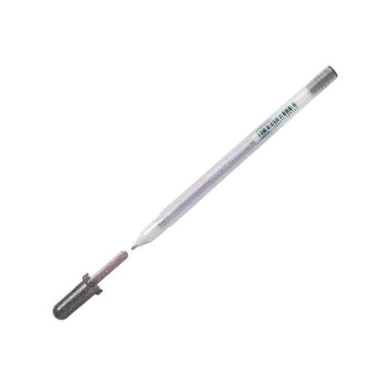 Ручка гелевая Sakura Metallic Серебрянный, XPGB-M#553