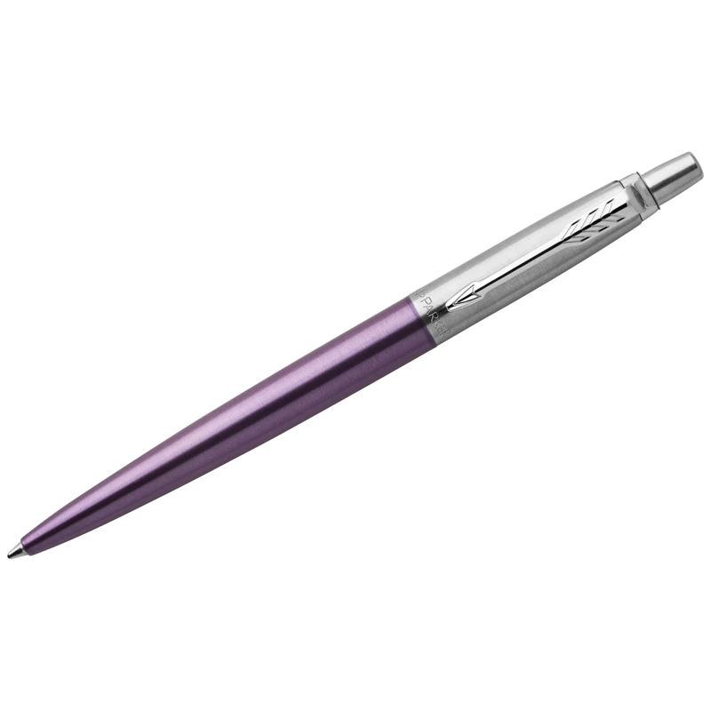 Ручка шариковая Parker "Jotter Victoria Violet Chrome CT" синяя,