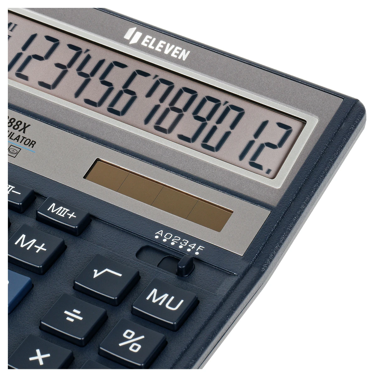 Калькулятор настольный Eleven SDC-888X-BL, 12 разрядов, двойное питание,