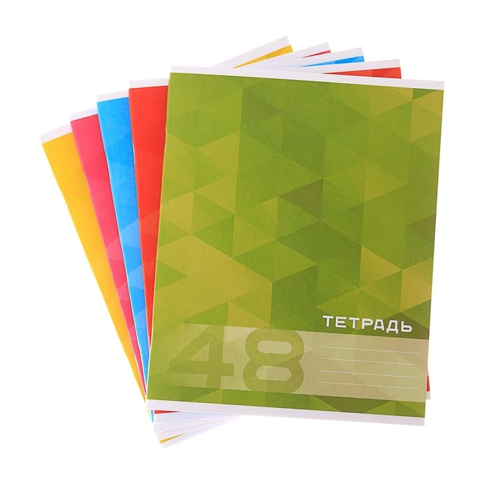 Тетрадь 48 листов в клетку Calligrata MonoColor, обложка мелованный картон, блок