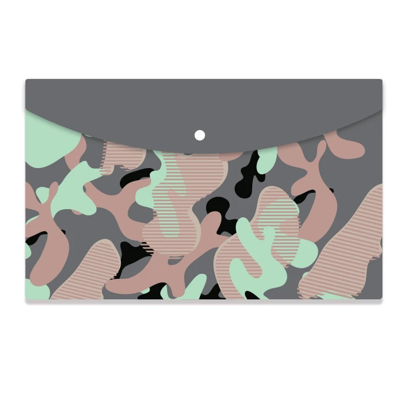 Папка-конверт на кнопке А4 №1School Милитари цветной 2 шт/уп (2 цвета) Папка-конверт на кнопке А4 №1School Милитари цветной 2 шт/уп (2 цвета)