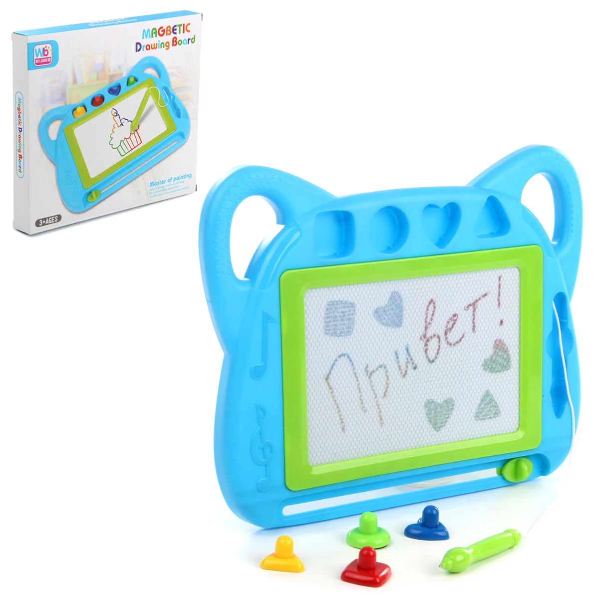 Доска для рисования магнитная 29х3,5х26, пакет