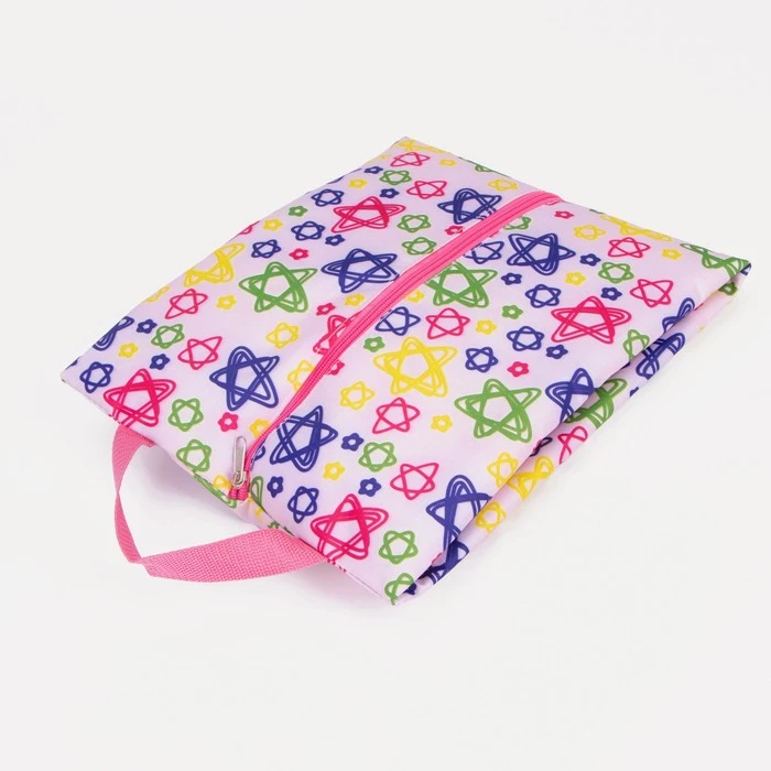 Сумка для обуви, отдел на молнии, цвет розовый