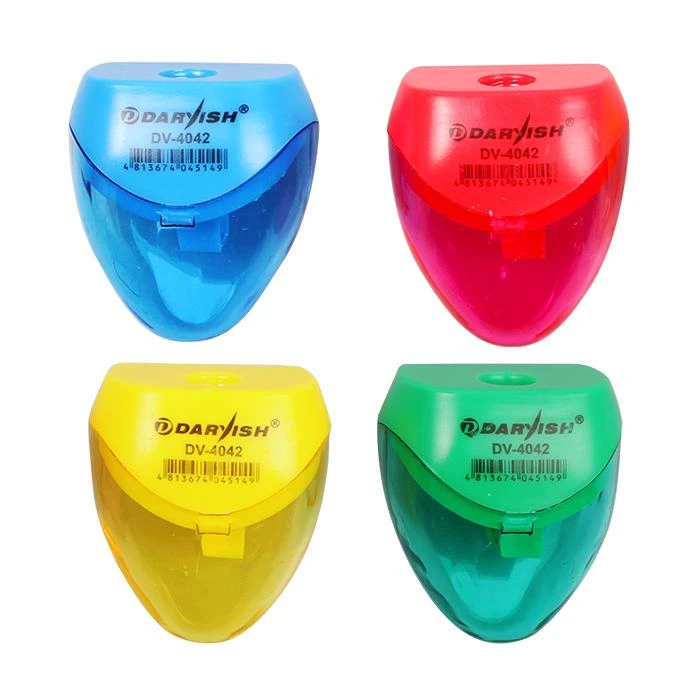 Точилка пластиковая "Darvish" ассорти с контейнером, в пластиковой Точилка пластиковая "Darvish" ассорти с контейнером, в пластиковой