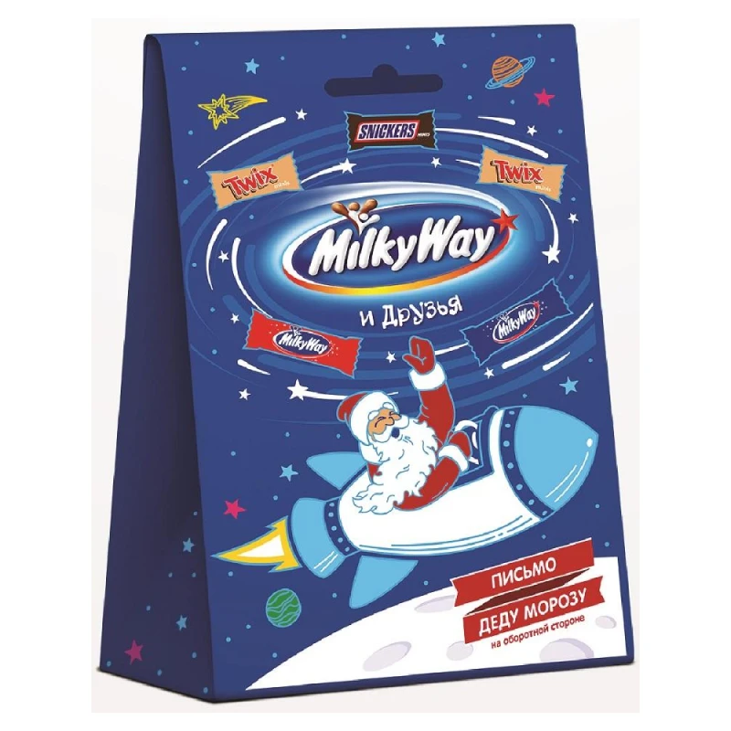 Конфеты Milky Way Санта подар. (нг) 85г.