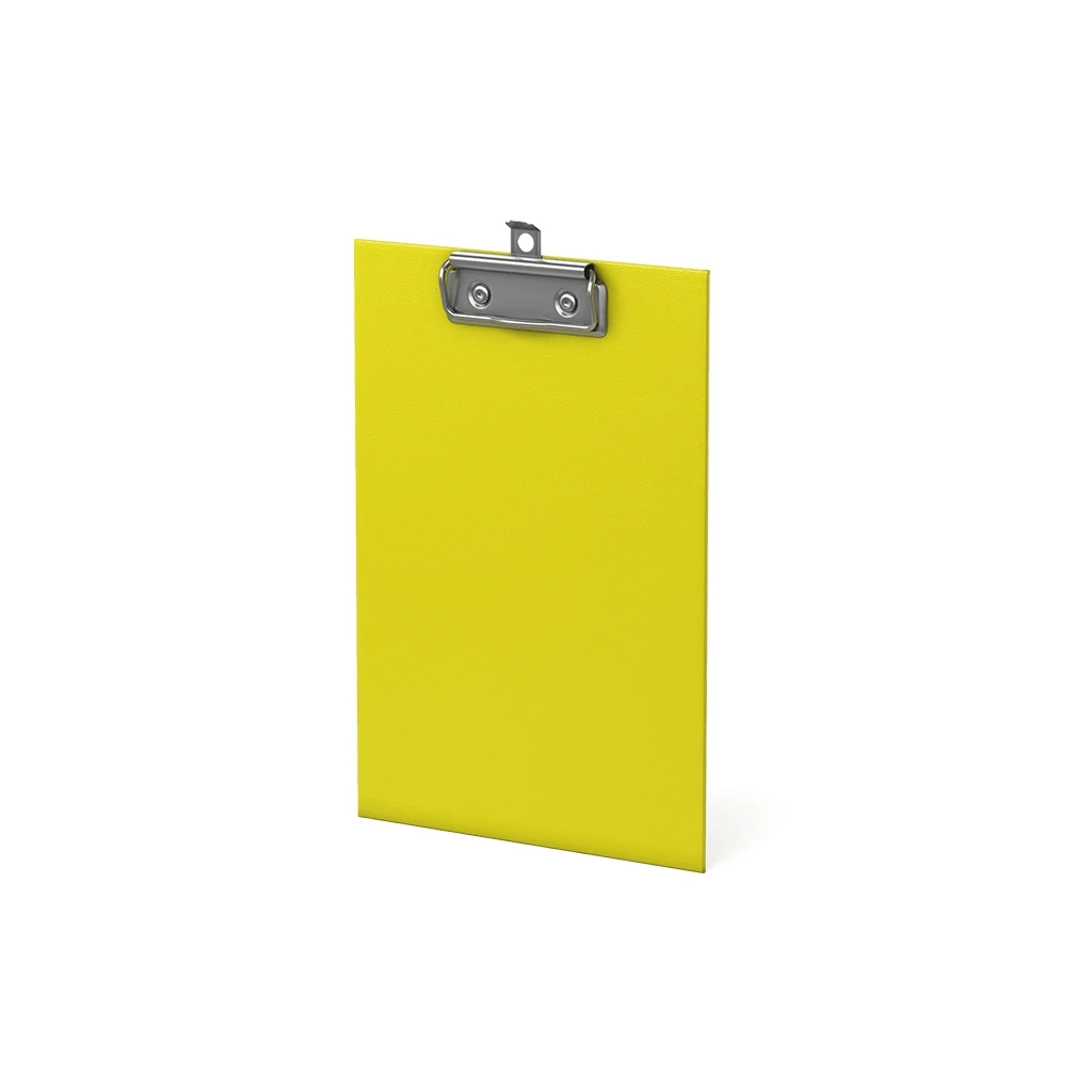 Планшет с зажимом ErichKrause® Neon, А5, желтый