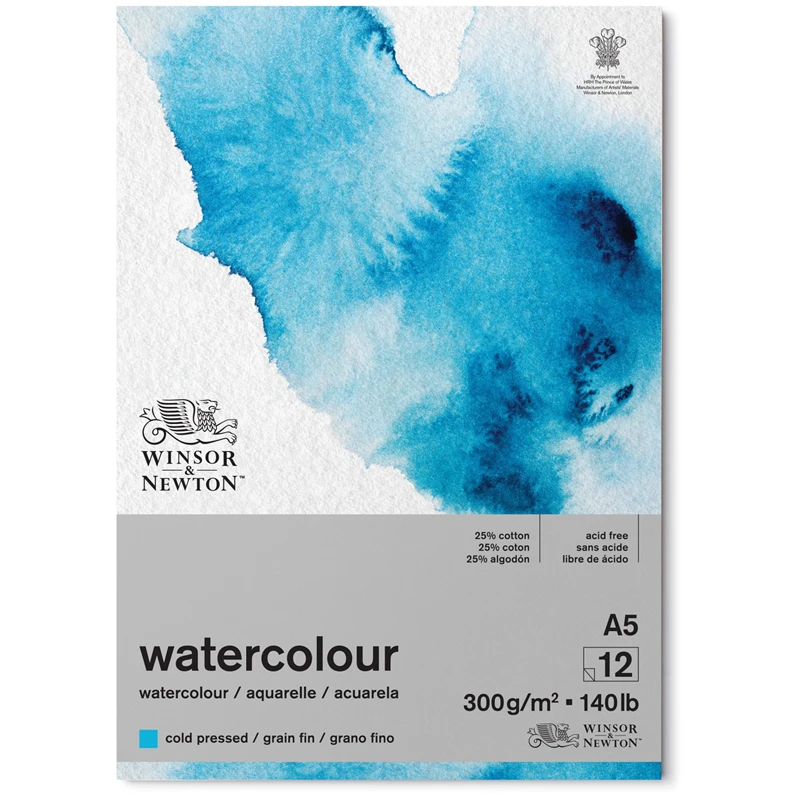 Альбом-склейка для акварели Winsor&Newton "Watercolour Cold Pressed",