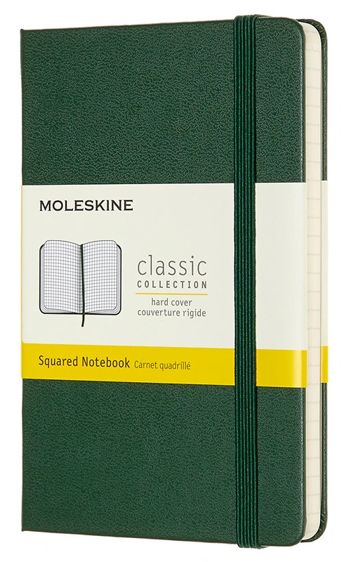 Блокнот Moleskine CLASSIC Pocket 90x140мм. 192стр. клетка твердая обложка