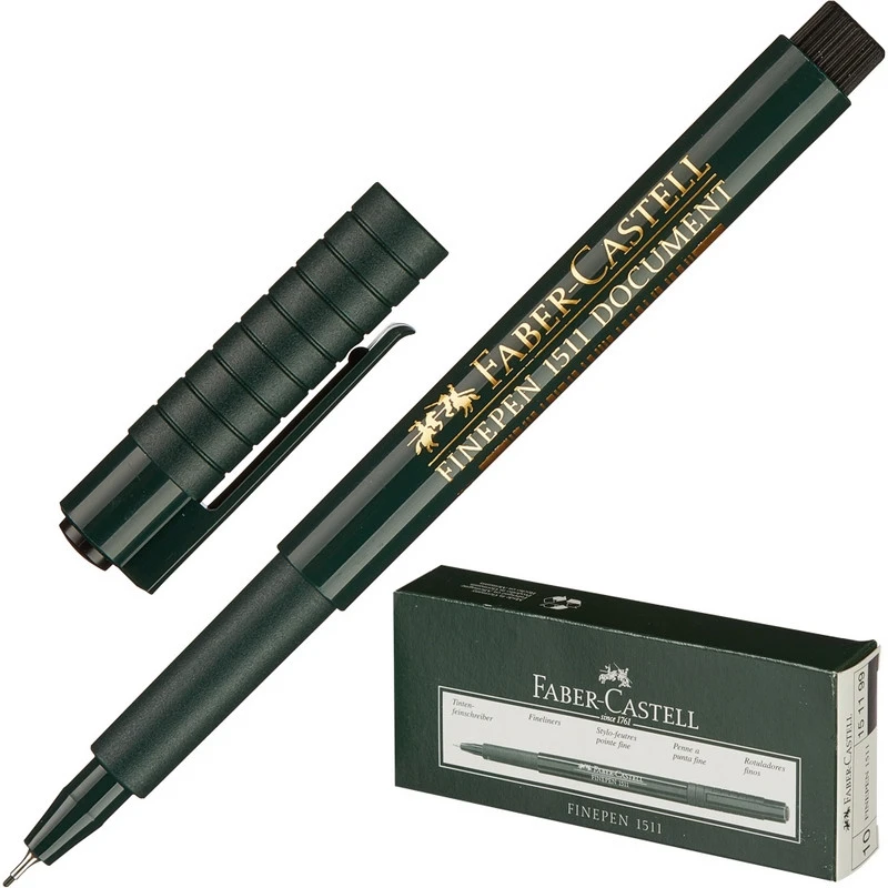 Линер Faber-Castell FINEPEN 1511 0,4мм черный 151199