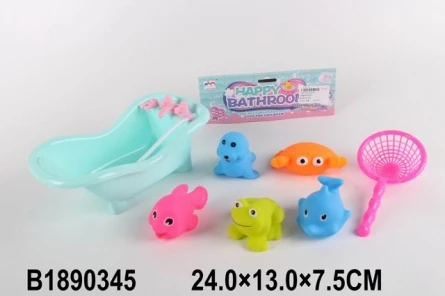 Набор для купания "МОРСКИЕ ЖИТЕЛИ" (7 предметов) (Арт. 1890345) Набор для купания "МОРСКИЕ ЖИТЕЛИ" (7 предметов) (Арт. 1890345)