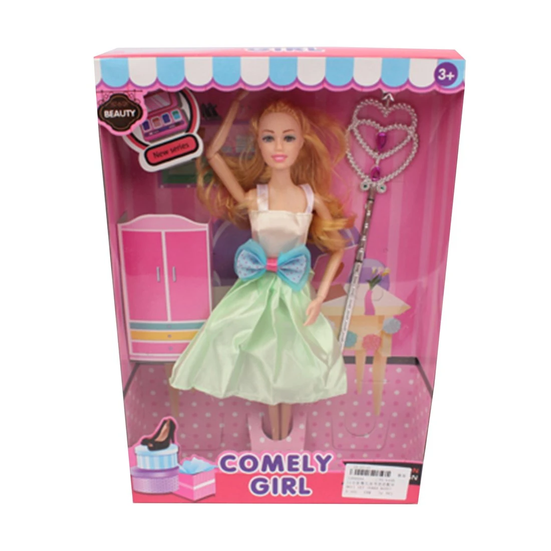 Игровой набор "Красотка", в компл. кукла 28см, предм.1шт.