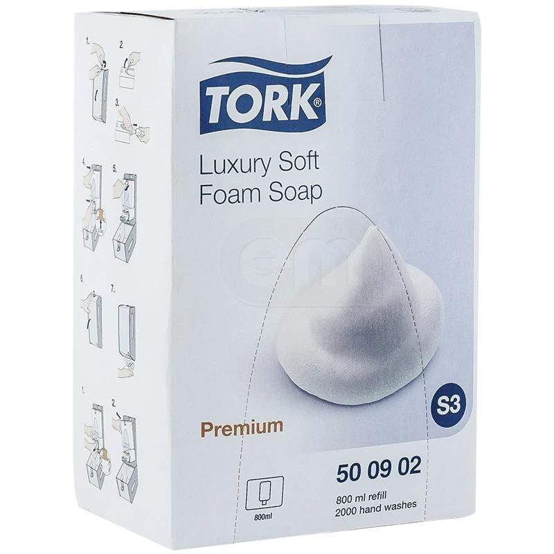 Картридж с жидким мылом-пеной Tork "Premium"(S3), (для кода 198898),