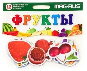 Игра магнитная Фрукты, 12 эл-тов NF1009 штр.  4665272826473