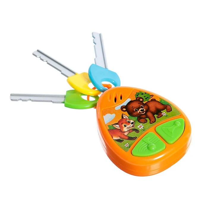 Музыкальный брелок, звук, цвет оранжевый