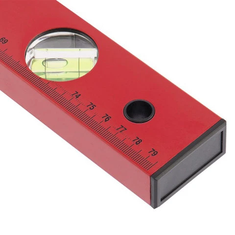 Уровень 800 мм MATRIX 3 глазка, линейка, алюминиевый, красный, 33226