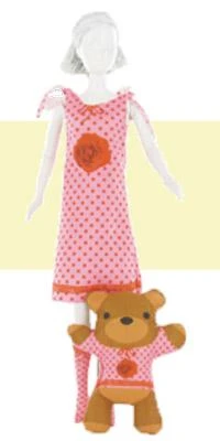 "DressYourDoll"   Одежда для кукол  №2 S210-0403 Sleepy Rose