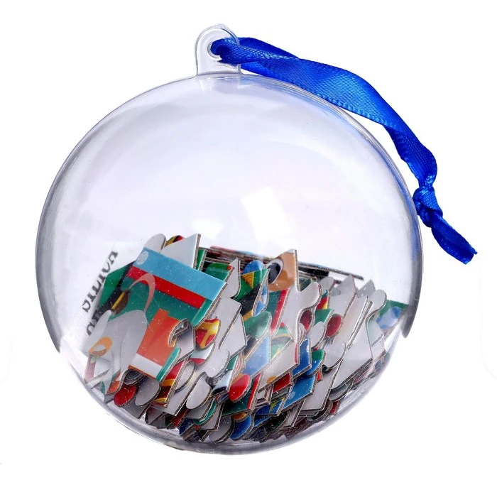 Пазл в шаре «Новогодний поезд», 54 элемента Пазл в шаре «Новогодний поезд», 54 элемента