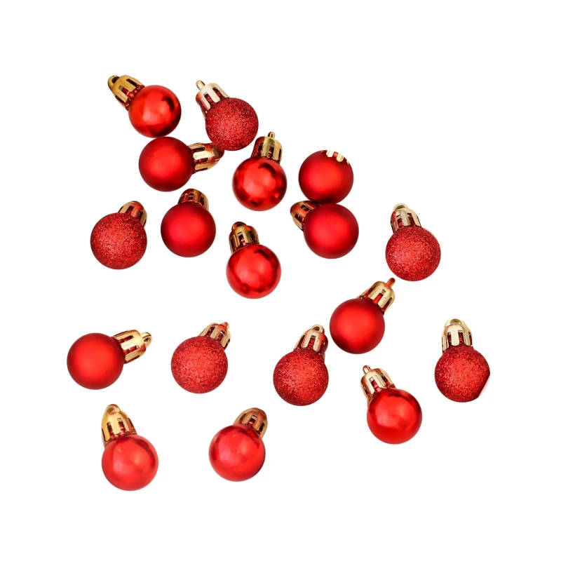 Набор шаров пластик d-2 см, 18 шт Небылица красный 6536788 Набор шаров пластик d-2 см, 18 шт Небылица красный 6536788