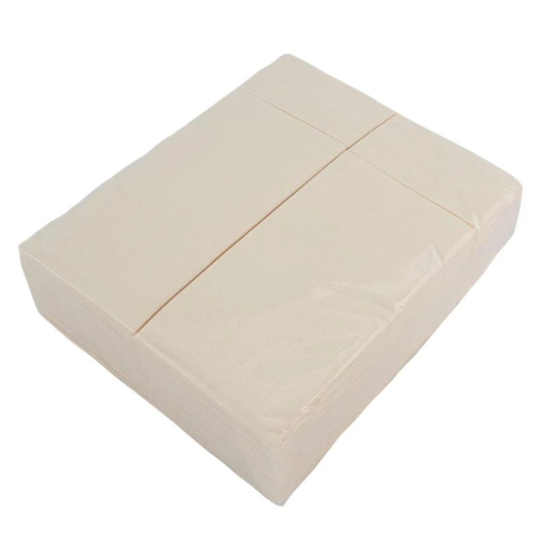 Салфетки для столовых приборов конверты AIRLAID 32x40см ваниль 50шт/уп 58218