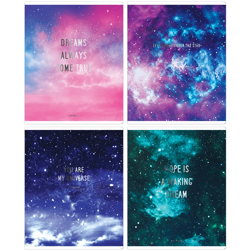 Тетрадь 96л., А5, клетка ArtSpace "Стиль. Star dreams", матовая