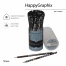 КАРАНДАШ ЧЕРНОГРАФИТОВЫЙ "HappyGraphix. Дамские штучки. Очки" НВ
