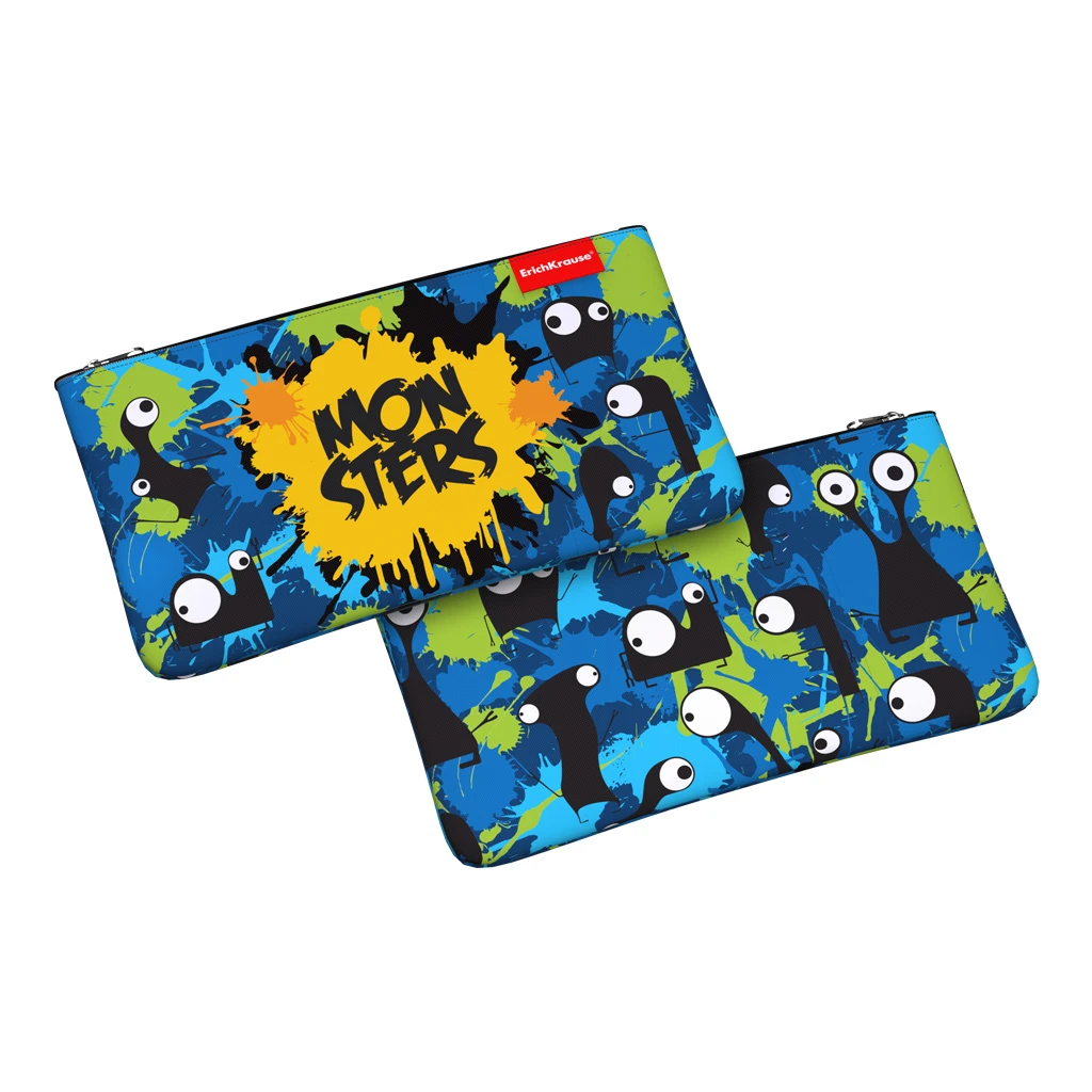 Пенал конверт Erich Krause Light 220x120мм Monsters