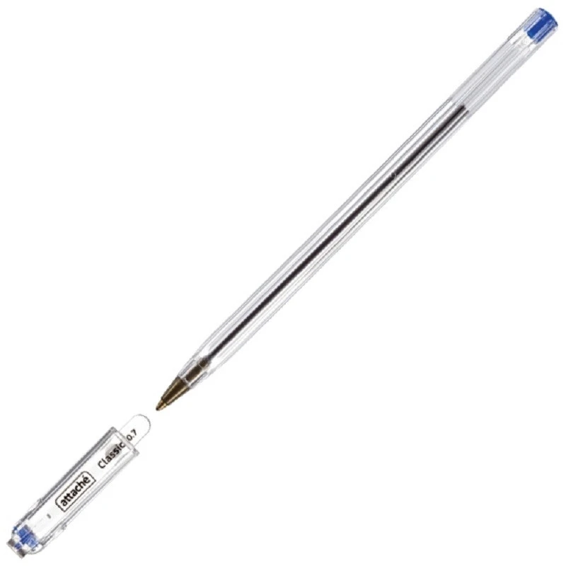 Ручка шариковая Attache Classic 0,7мм синий ст. штр.  4690432001223,