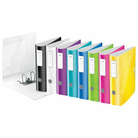 Папка-регистратор LEITZ "Active WOW", механизм 180°, полифом, 82 мм, Папка-регистратор LEITZ "Active WOW", механизм 180°, полифом, 82 мм,