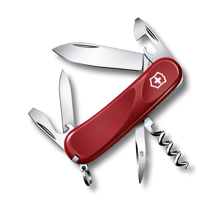 Нож Victorinox Evolution 10, 85 мм, 14 функ, красный