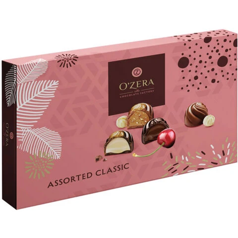 Конфеты шоколадные O'ZERA "Assorted classic", 200 г, картонная