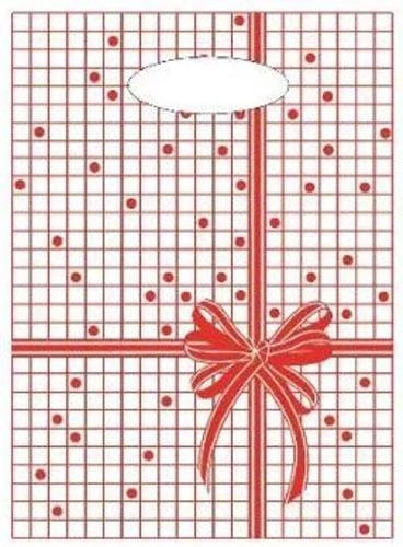 Пакет полиэтиленовый вырубной "Красная клетка" (22*30 см) Мини