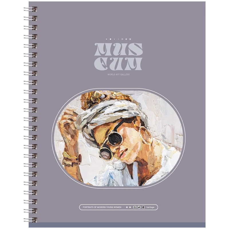 Тетрадь 48 листов, А5, линия на гребне BG "Gallery" Тетрадь 48 листов, А5, линия на гребне BG "Gallery"