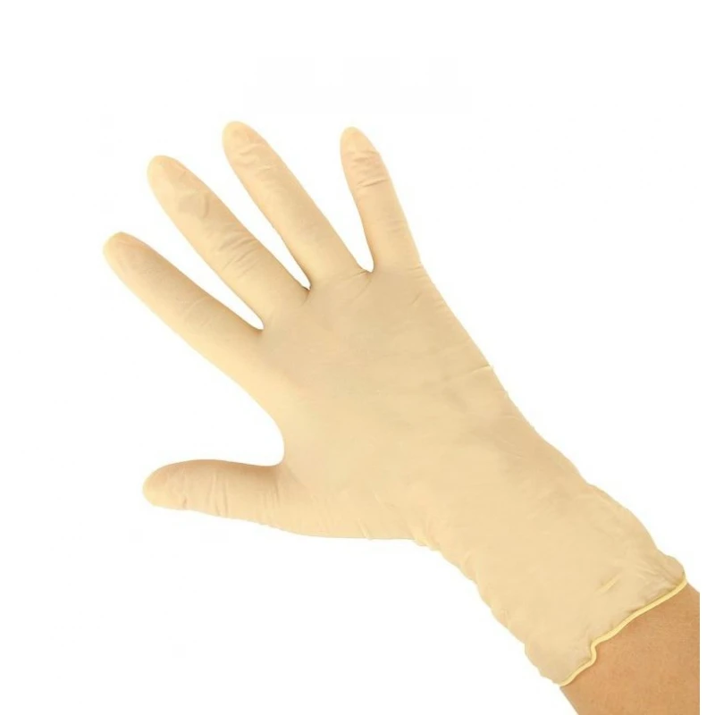 Медицинские смотровые перчатки латекс., н/с, н/о, текстур Top Glove L 100 пар/уп
