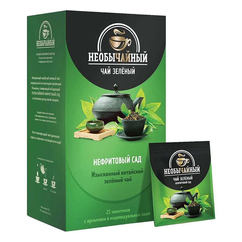 Чай РЧФ "Нефритовый сад", зеленый, 25 пакетиков по 2г.
