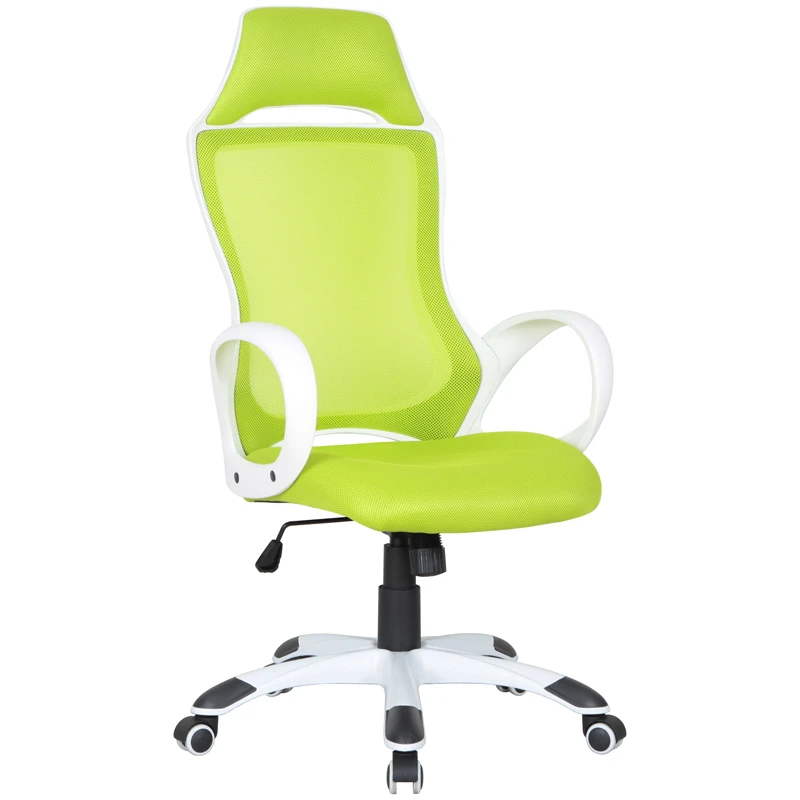 Кресло игровое Helmi HL-S05 "Podium", ткань/сетка салатовая, пластик