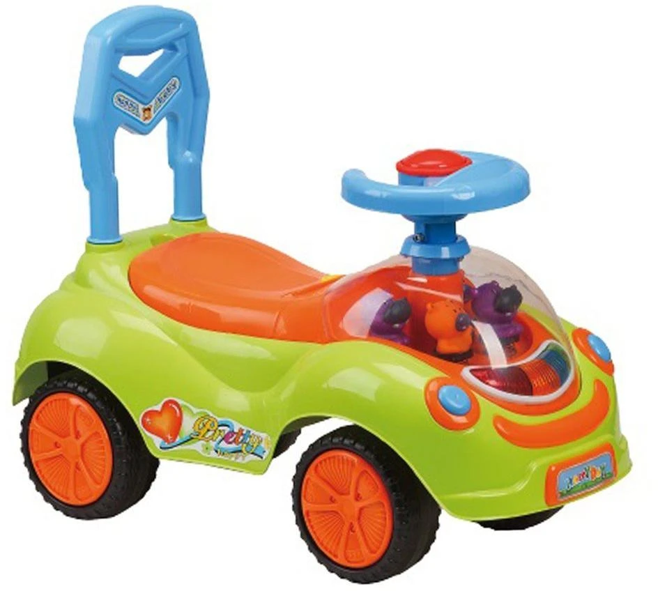 Машина-каталка Друзья, свет, звук, корзина под сидением