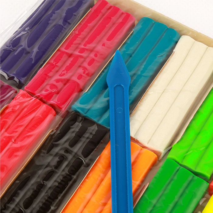 Пластилин 12цв флуоресцентный 180г "Darvish" со стеком