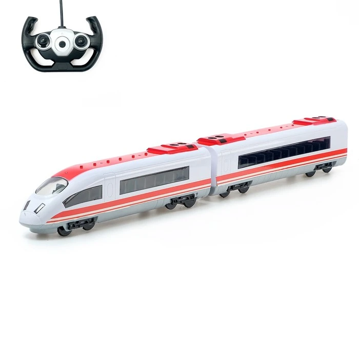 Поезд радиоуправлемый «Стрела», работает от аккумулятора, свет