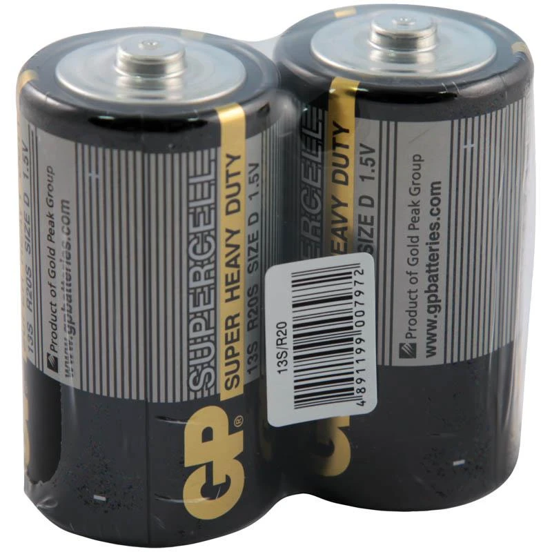 Батарейка R20 GP Supercell 13S OS2: 13S- 2S2 штр.:  4891199007972