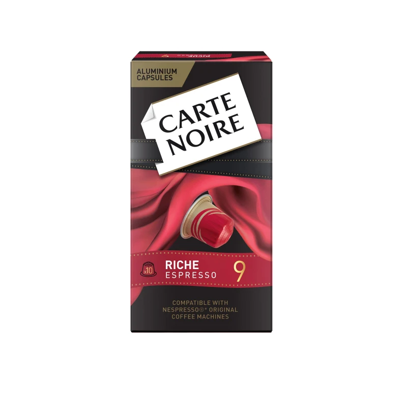 Кофе в капсулах Carte Noire Riche Espresso, упаковка 5,2грx10шт