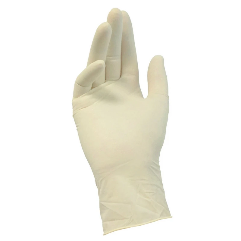 Медицинские смотровые перчатки латекс, н/о, н/с, текстурные DeMAX (L) 50