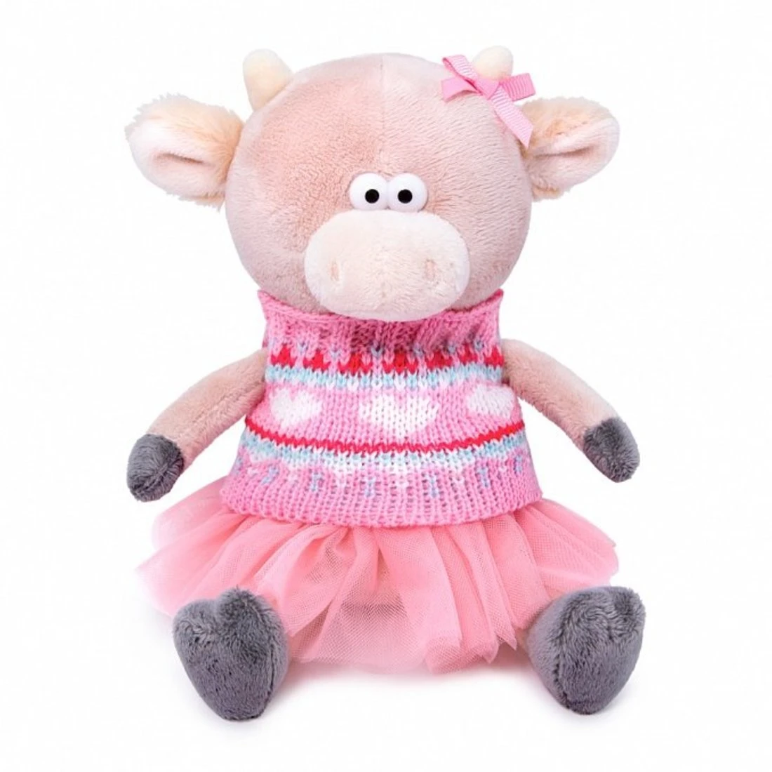 Мягкая Игрушка, Коровка Сати Соломко 15 см. Мягкая Игрушка, Коровка Сати Соломко 15 см.