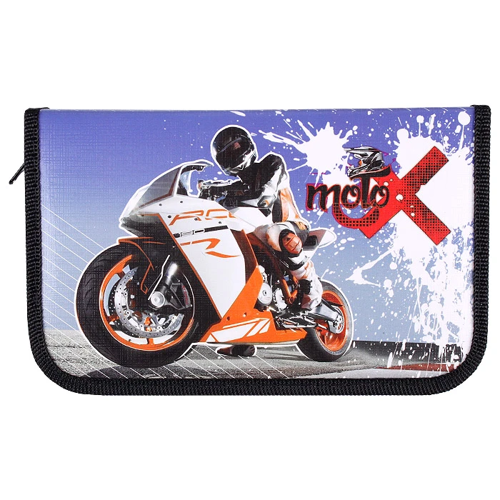 Пенал 1отдел. 190*115мм Moto X1 2018