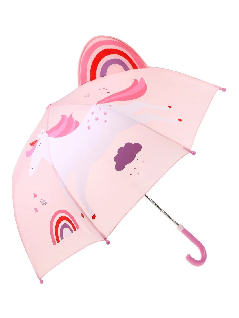 Зонт детский Радужный единорог, 46см.
