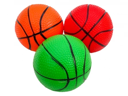 Мяч детский БАСКЕТБОЛ 5 см (3 шт. в сетке). Арт. G20183