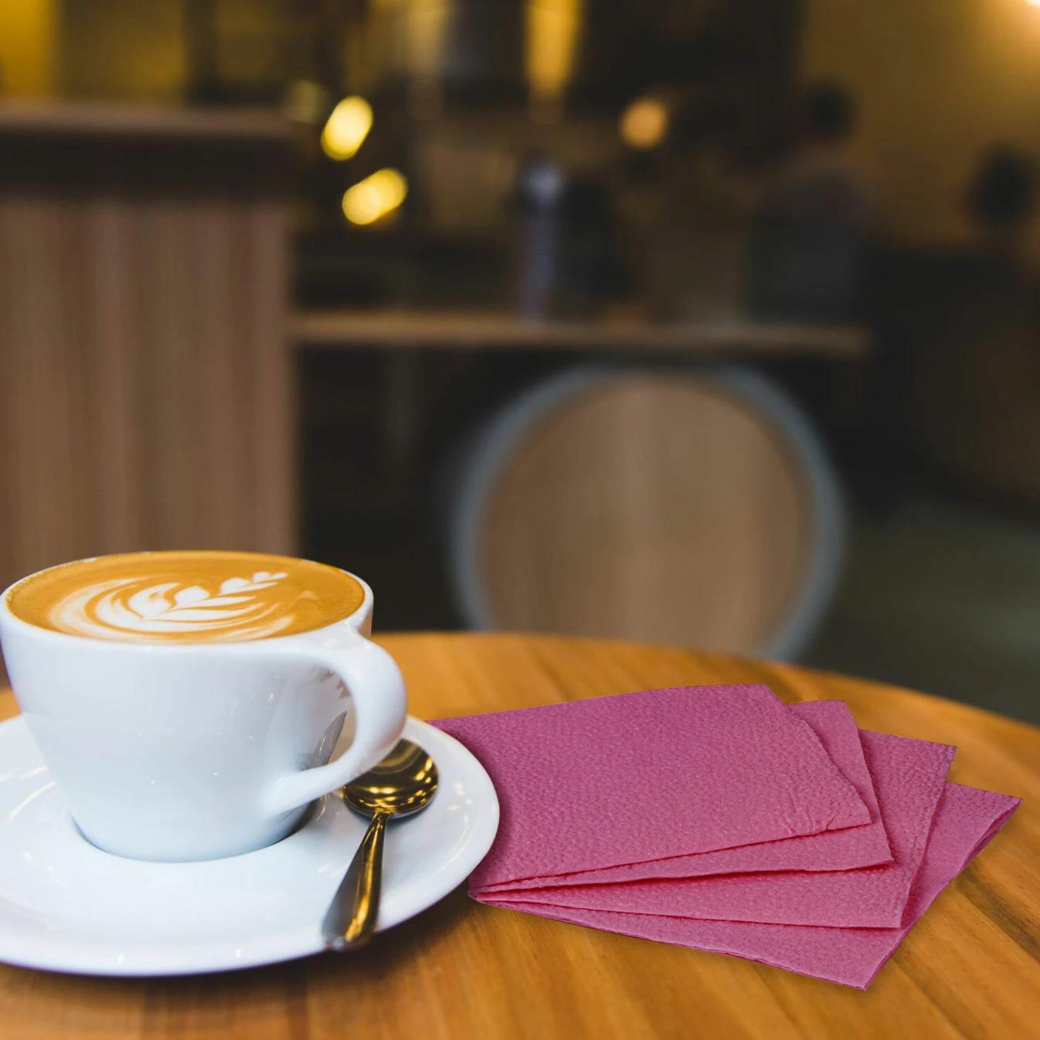 Салфетки бумажные 400 шт., 24х24 см, "Big Pack", бордовые, 100% Салфетки бумажные 400 шт., 24х24 см, "Big Pack", бордовые, 100%