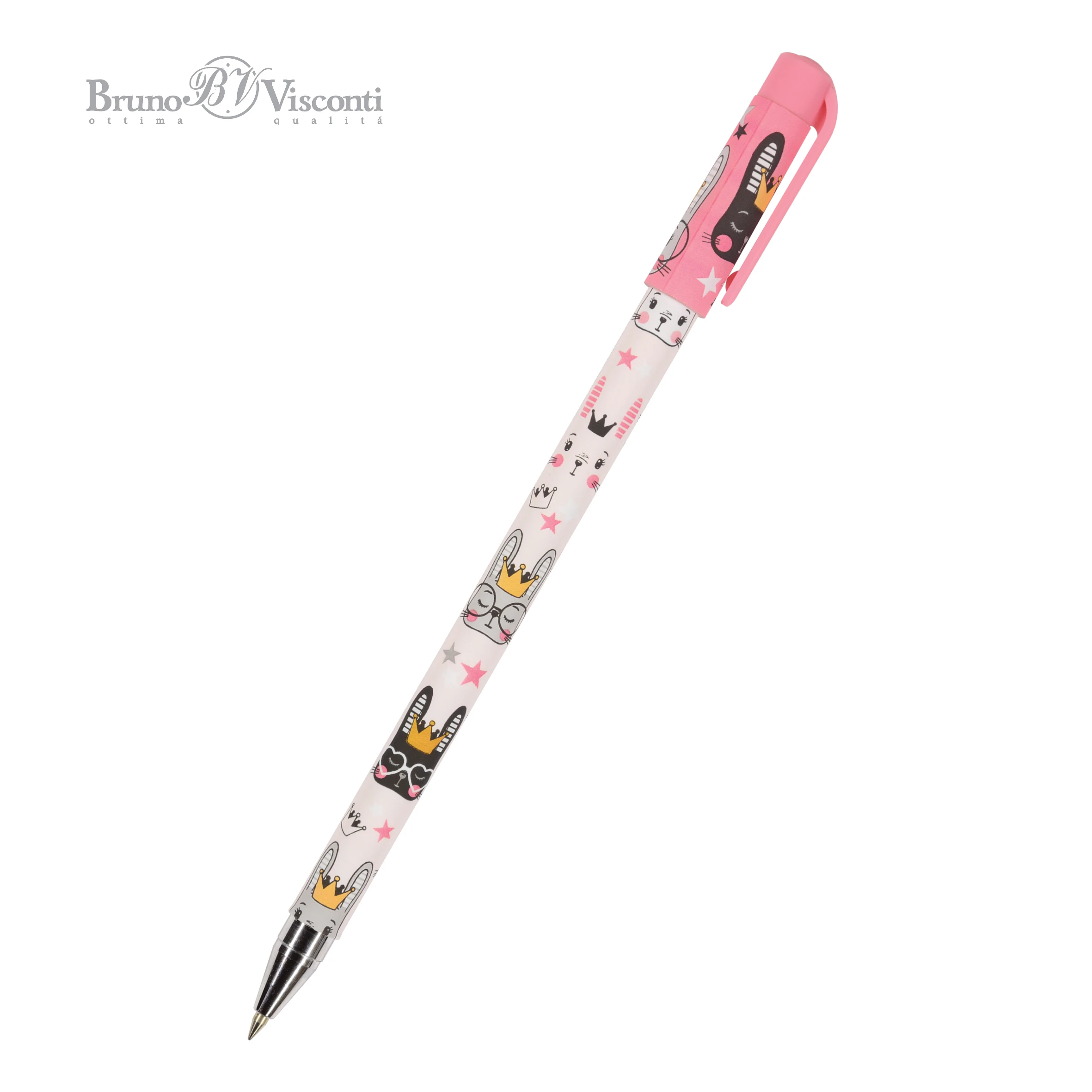 РУЧКА "HappyWrite. Зайка" ШАРИКОВАЯ 0.5 ММ, СИНЯЯ