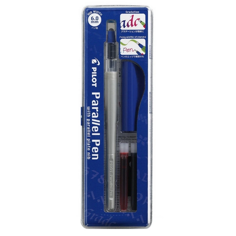 Ручка перьевая для каллиграфии PILOT Parallel Pen, 6,0 мм FP3-60-SS